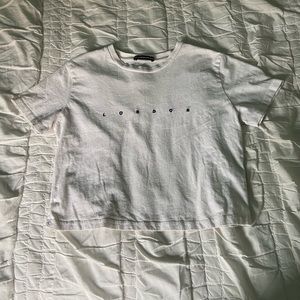 Cropped Brandy Melville London Tee